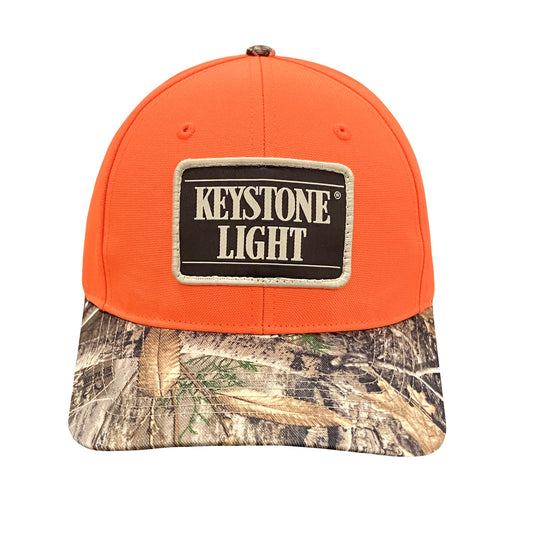 Blaze Orange Camo Trucker Cap