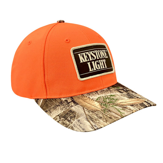 Blaze Orange Camo Trucker Cap