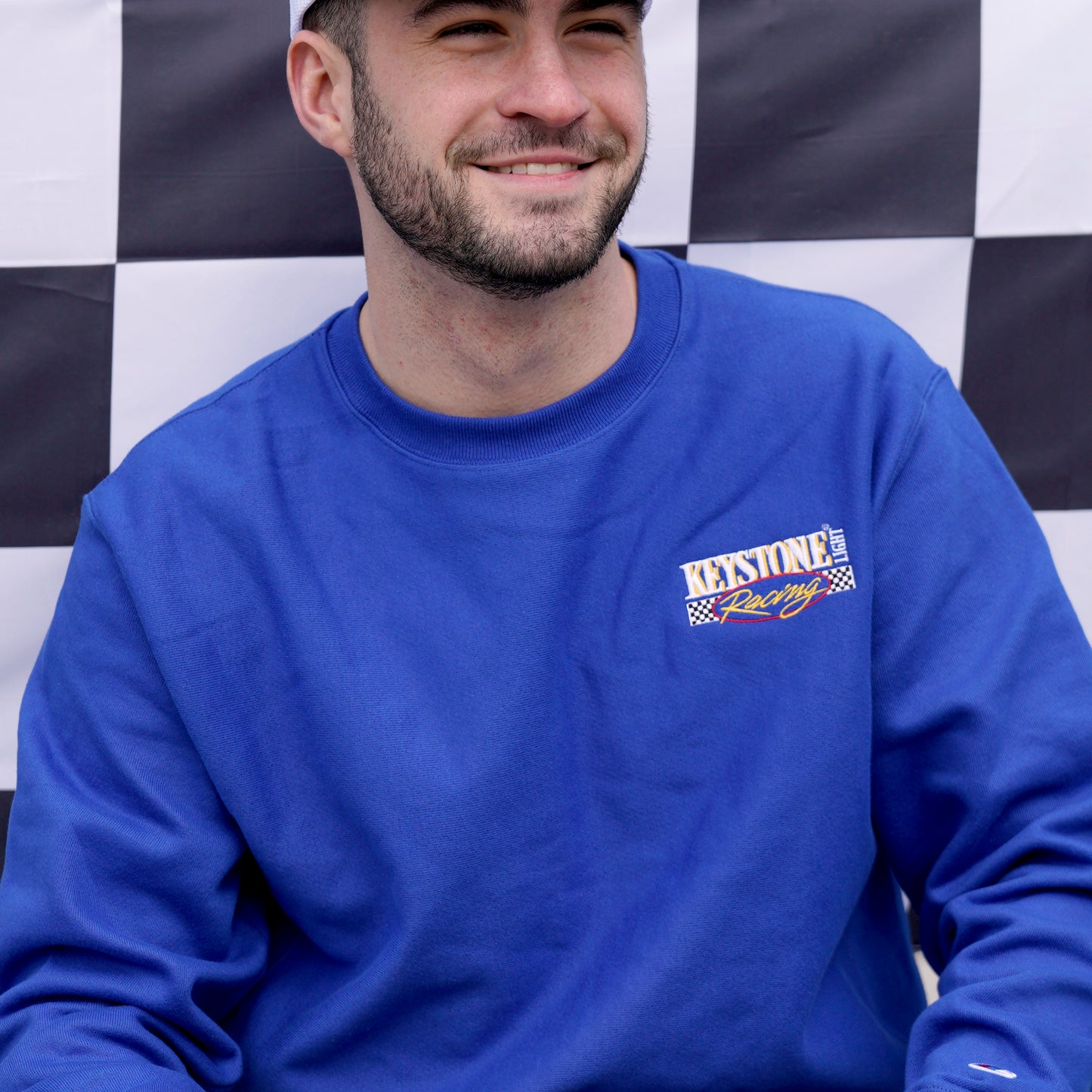 Keystone Light Racing Reverse Weave® Crewneck