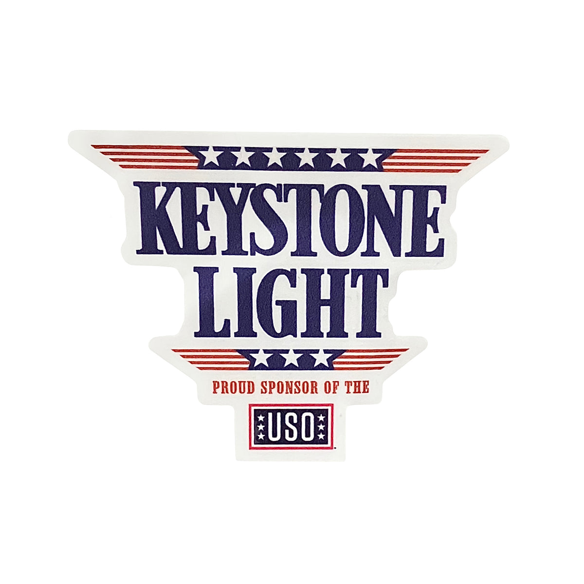 Keystone Light x USO Sticker
