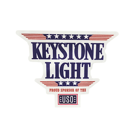 Keystone Light x USO Sticker