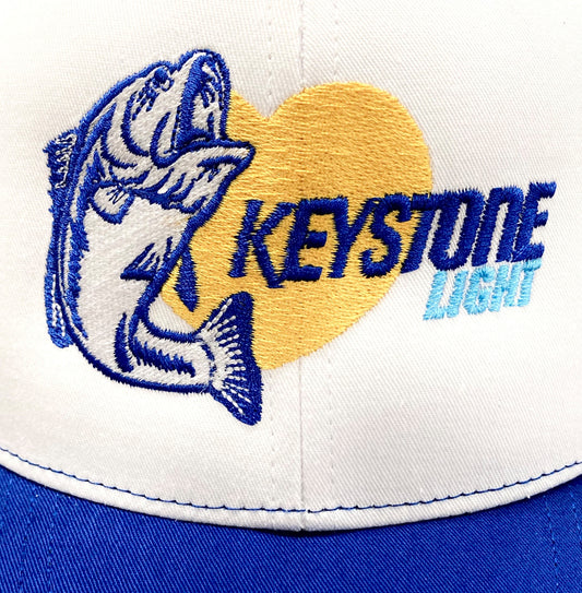Keystone Light Fish Pic Trucker Hat