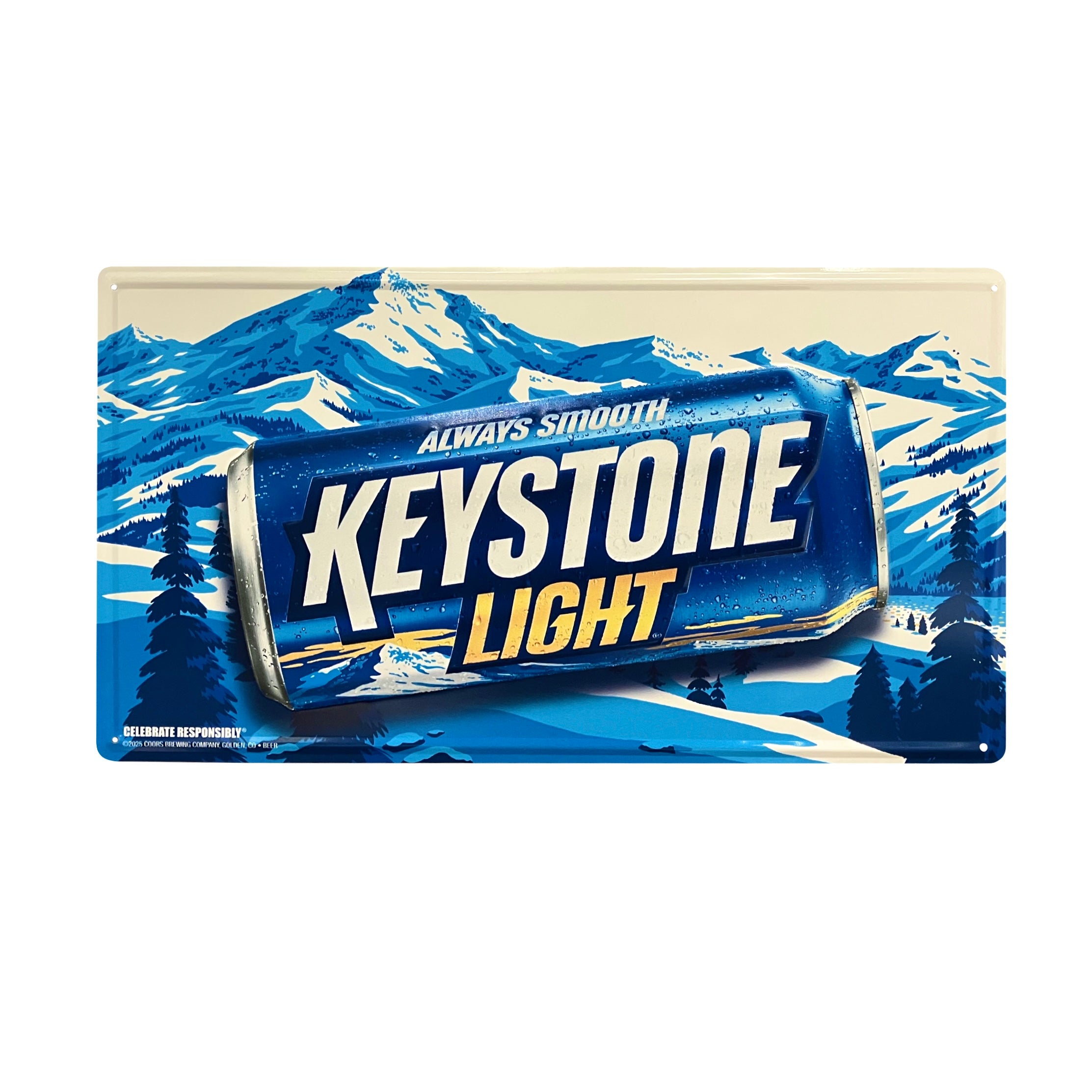 Keystone Light Metal Sign